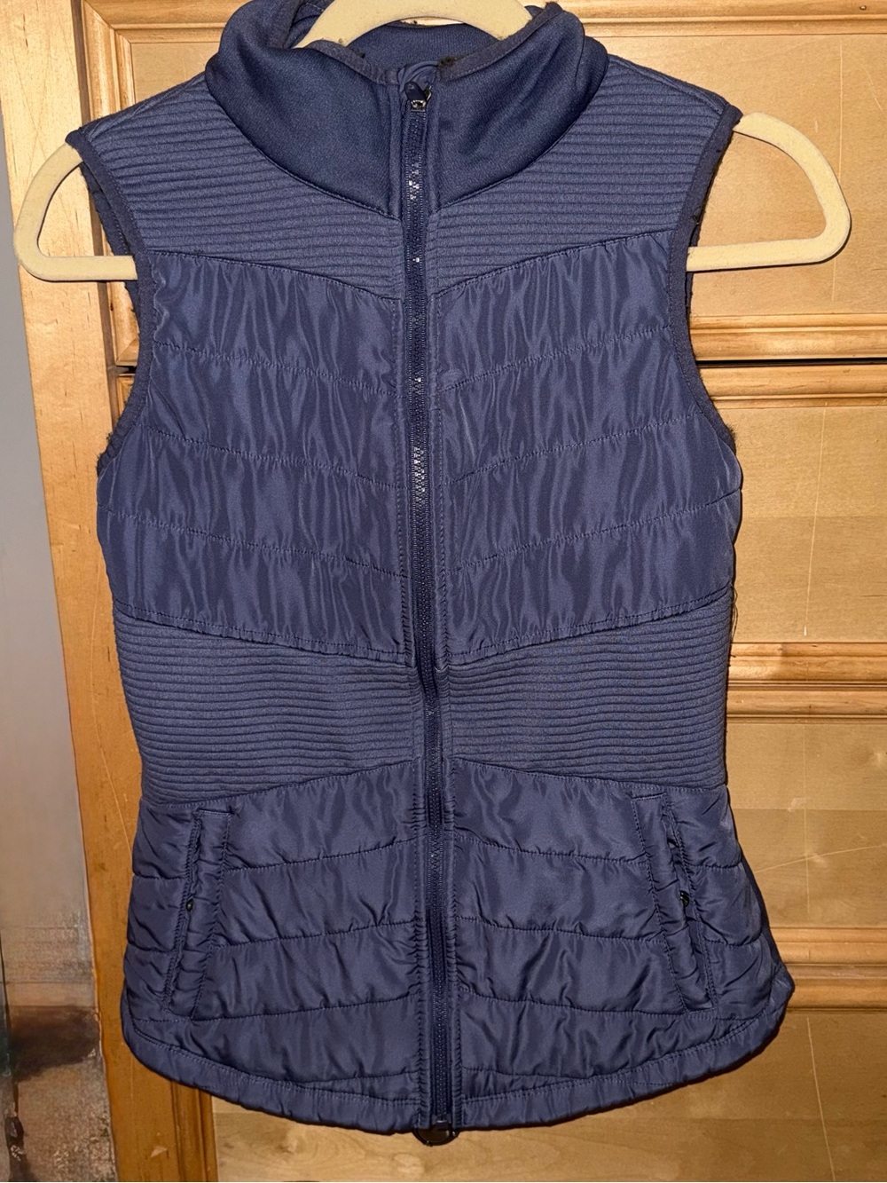 Fila sport Quilted lightweight blue Sleeveless Puffer Vest